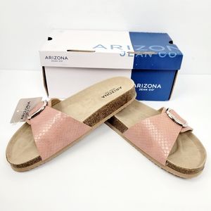 Arizona Farus Blush Slip On Sandals